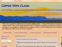 Tablet Screenshot of clarkcoffee.blogspot.com