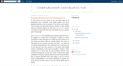 Desktop Screenshot of comparaison-assurance-vie.blogspot.com