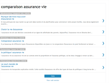 Tablet Screenshot of comparaison-assurance-vie.blogspot.com