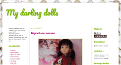 Desktop Screenshot of mydarlingdolls.blogspot.com