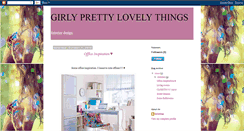 Desktop Screenshot of girlyprettylovelythings.blogspot.com