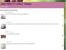 Tablet Screenshot of girlyprettylovelythings.blogspot.com