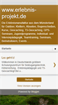 Mobile Screenshot of erlebnis-projekt.blogspot.com