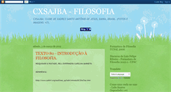 Desktop Screenshot of cxsajba-filosofia.blogspot.com