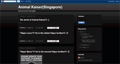 Desktop Screenshot of animalkaiserevolution.blogspot.com
