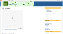 Desktop Screenshot of nlp-practitioner.blogspot.com