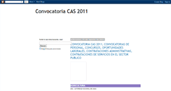Desktop Screenshot of convocatoriacas2011.blogspot.com