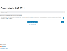 Tablet Screenshot of convocatoriacas2011.blogspot.com
