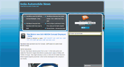 Desktop Screenshot of india-auto-expo.blogspot.com