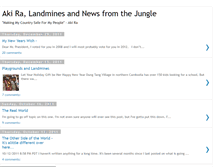 Tablet Screenshot of landmine-relief-fund.blogspot.com