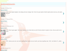 Tablet Screenshot of justesentiments.blogspot.com