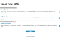 Tablet Screenshot of nepalitimes.blogspot.com