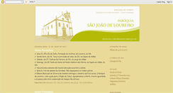 Desktop Screenshot of paroquiasaojoaodeloureiro.blogspot.com