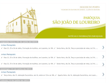 Tablet Screenshot of paroquiasaojoaodeloureiro.blogspot.com