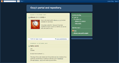 Desktop Screenshot of ozzysrepository.blogspot.com