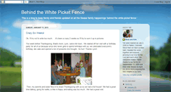 Desktop Screenshot of behindwhitepicketfence.blogspot.com