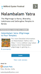 Mobile Screenshot of nalambalamyatra.blogspot.com