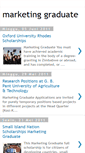 Mobile Screenshot of marketing-graduate.blogspot.com