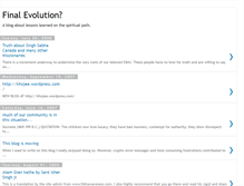 Tablet Screenshot of finalevolution.blogspot.com