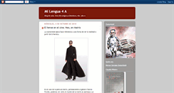 Desktop Screenshot of milengua4a.blogspot.com