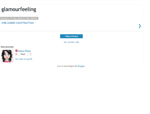 Tablet Screenshot of glamourfeeling.blogspot.com