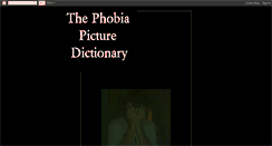 Desktop Screenshot of phobiadictionary.blogspot.com