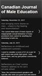 Mobile Screenshot of canadianjournalofmaleeducation.blogspot.com