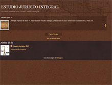 Tablet Screenshot of estudiojuridicolaplata.blogspot.com