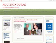 Tablet Screenshot of noticiasaquihonduras.blogspot.com