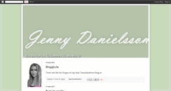 Desktop Screenshot of jennydanielsson.blogspot.com