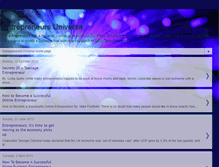 Tablet Screenshot of entrepreneursuniverse.blogspot.com