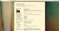 Desktop Screenshot of caesarsrome.blogspot.com