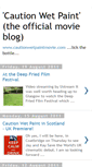 Mobile Screenshot of cautionwetpaintmovie.blogspot.com