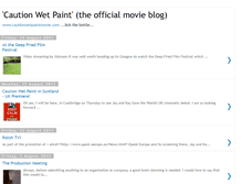 Tablet Screenshot of cautionwetpaintmovie.blogspot.com