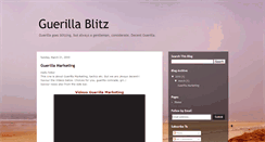 Desktop Screenshot of guerillablitz.blogspot.com