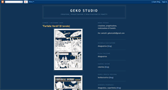 Desktop Screenshot of gekostudio.blogspot.com