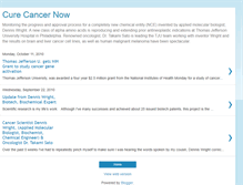 Tablet Screenshot of cancerpanacea.blogspot.com