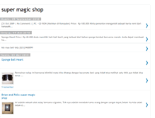 Tablet Screenshot of brianandfelixsupermagicshop.blogspot.com