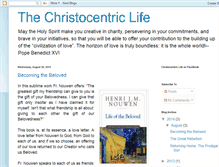 Tablet Screenshot of christocentriclife.blogspot.com