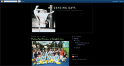 Desktop Screenshot of mbsmydancingdays.blogspot.com