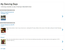 Tablet Screenshot of mbsmydancingdays.blogspot.com