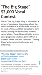 Mobile Screenshot of bigstagecontest.blogspot.com