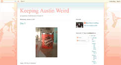 Desktop Screenshot of keepingaustinwerid.blogspot.com