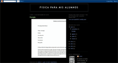 Desktop Screenshot of fisicaparamisalumnos.blogspot.com