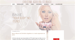 Desktop Screenshot of christinaaguilerafanbrasil.blogspot.com