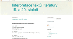 Desktop Screenshot of interpretaceliteratury.blogspot.com