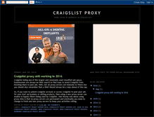 Tablet Screenshot of craiglistproxy.blogspot.com