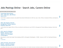 Tablet Screenshot of jobspostings.blogspot.com