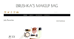 Desktop Screenshot of ebruskasmakeupbag.blogspot.com