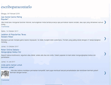 Tablet Screenshot of escriboparacontarlo.blogspot.com